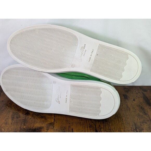 Good Man Brand Legend Low Top Sneakers Green Suede Mens Size US 11 Italy main image 12